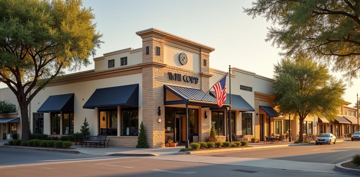 Texas small town office